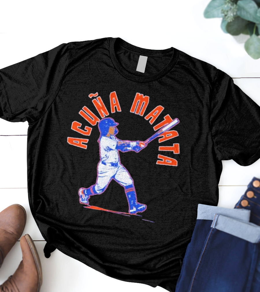 Acuna Matata Baseball Swing New York Mets T-Shirt