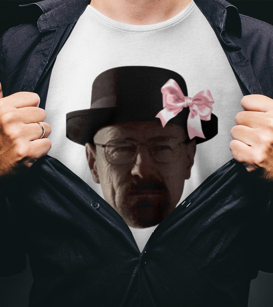 Pink Bow Walter White Heisenberg Breaking Bad T-Shirt