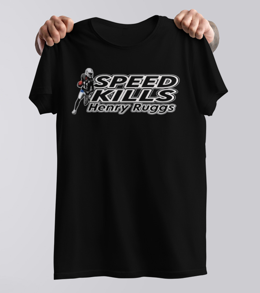 Speed Kills Henry Ruggs Football Player Las Vegas Raiders T-Shirt