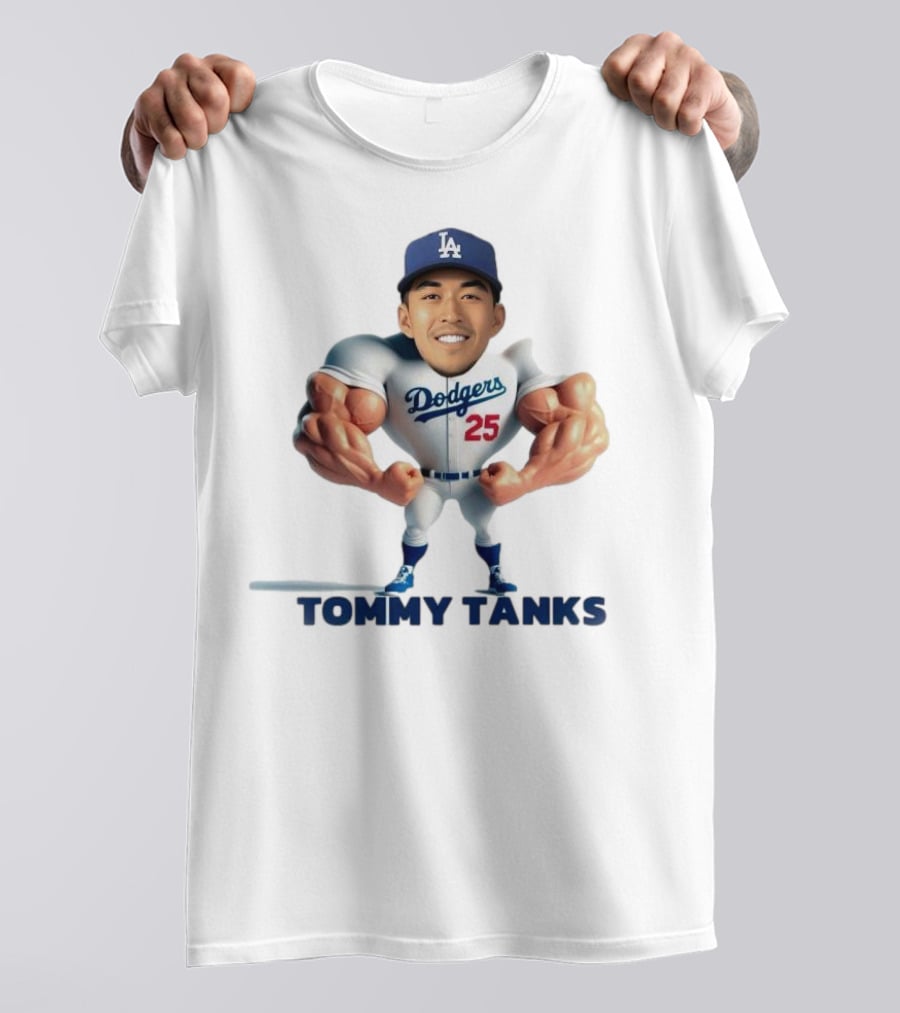 Tommy Tanks Los Angeles Dodgers 25 Character T-Shirt