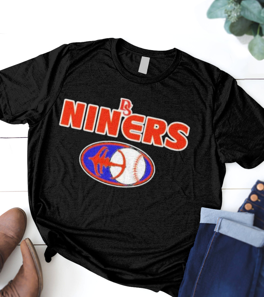 DS Niners Baseball Sports Team Emblem T-Shirt
