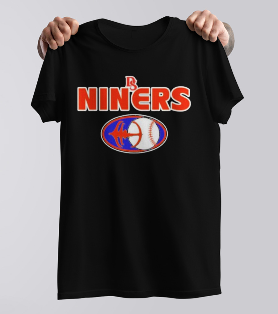 DS Niners Baseball Sports Team Emblem T-Shirt