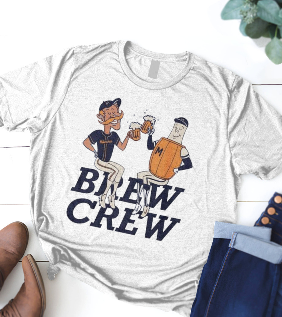 Milwaukee Brew Crew Drinking Mascots T-Shirt