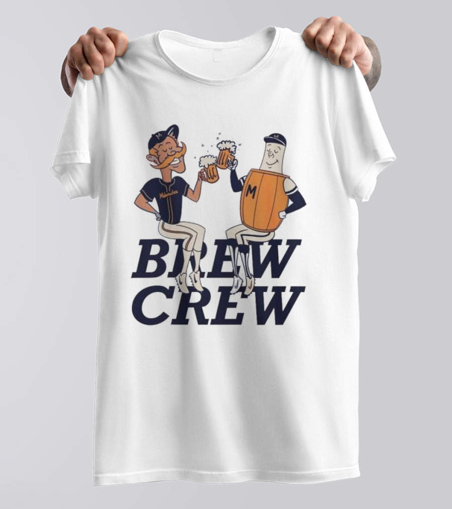 Milwaukee Brew Crew Drinking Mascots T-Shirt