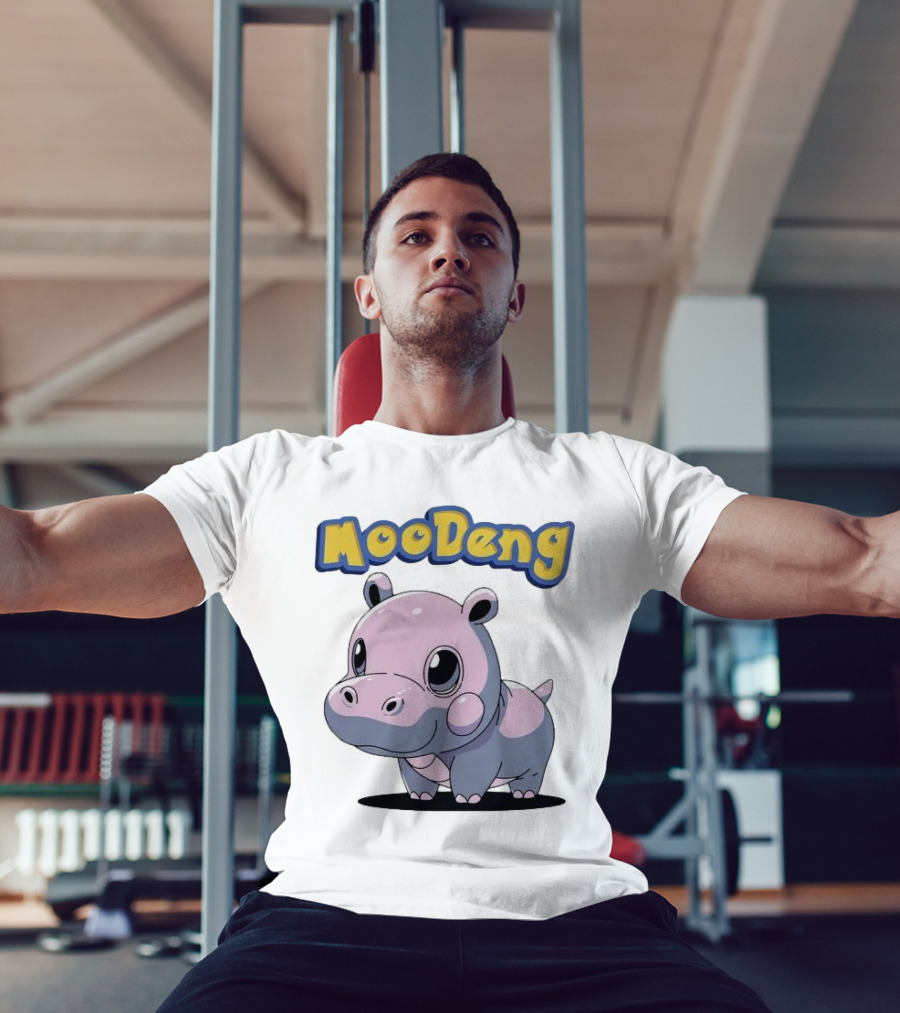 MooDeng Hippo Cartoon Cute Character T-Shirt