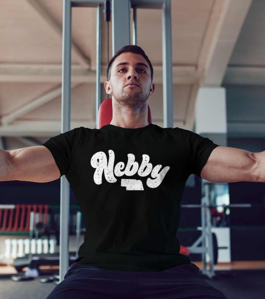 Nebby Nebraska State T-Shirt
