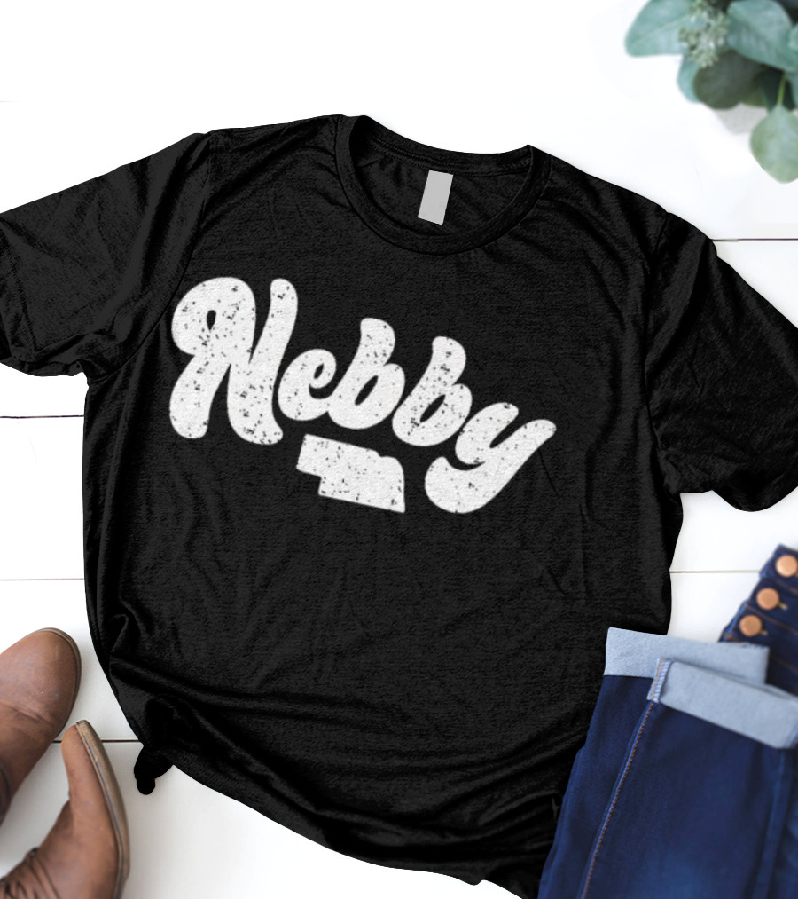 Nebby Nebraska State T-Shirt
