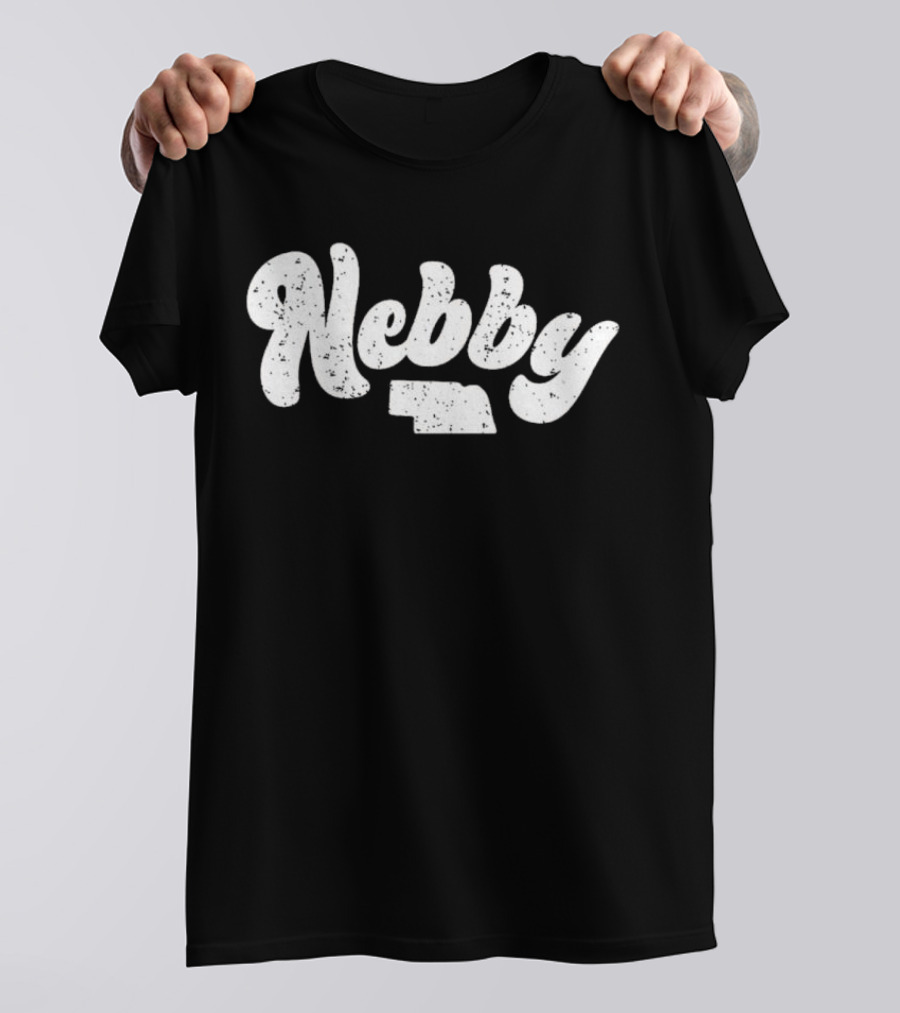 Nebby Nebraska State T-Shirt
