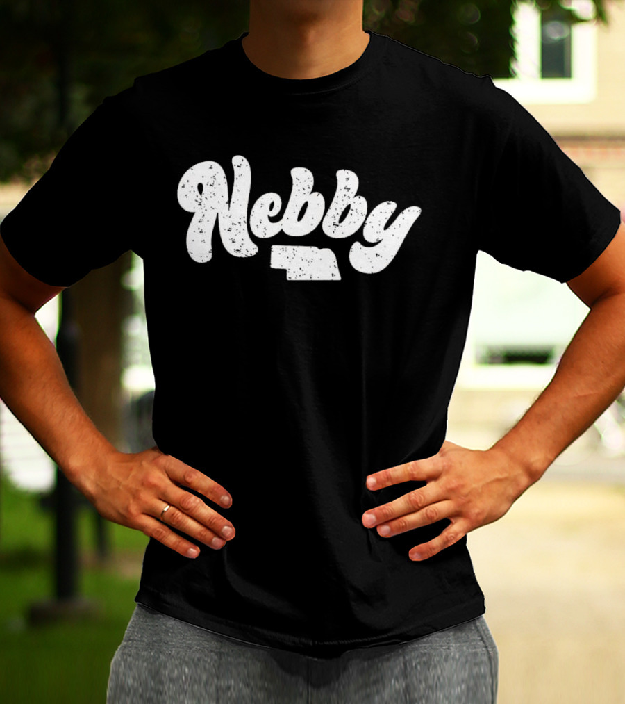 Nebby Nebraska State T-Shirt