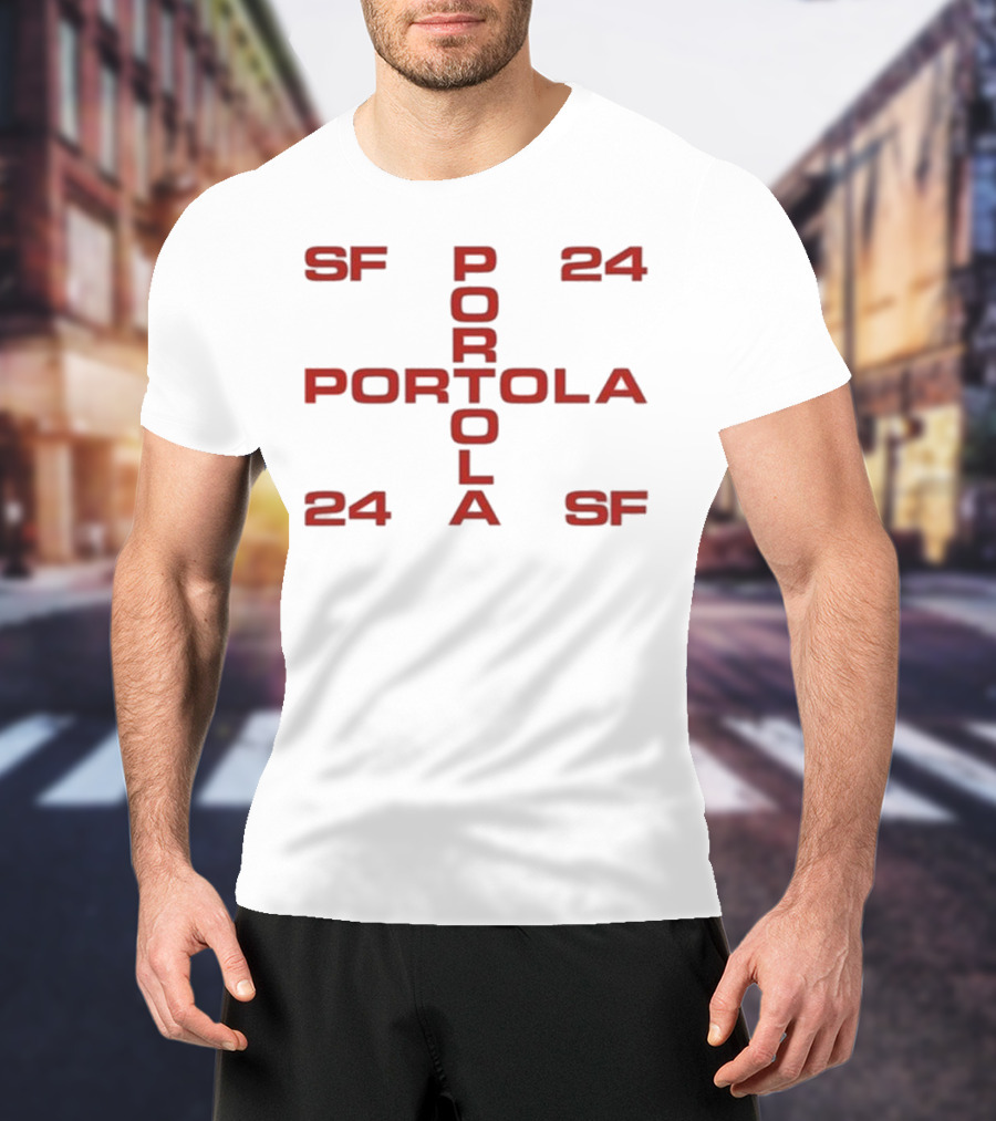 Portola SF 24 Cross Logo Lineup T-Shirt