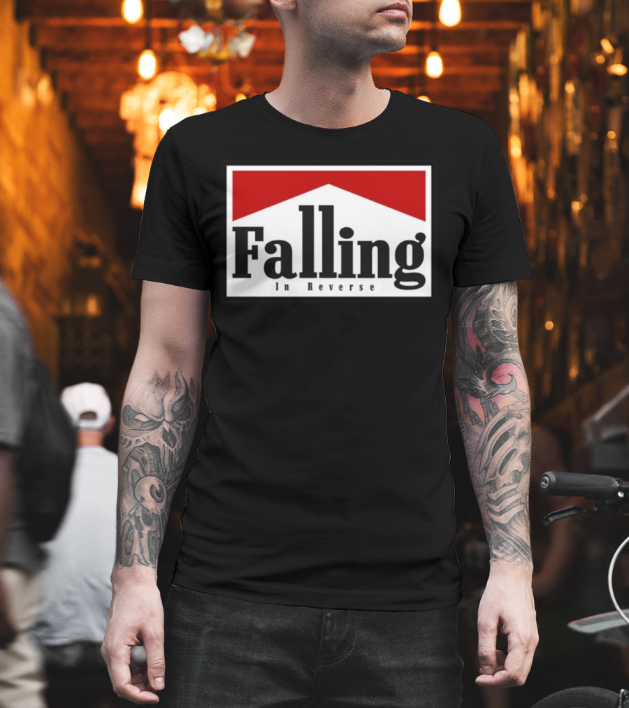 Falling In Reverse Logo Design With Red Arrow T-Shirt