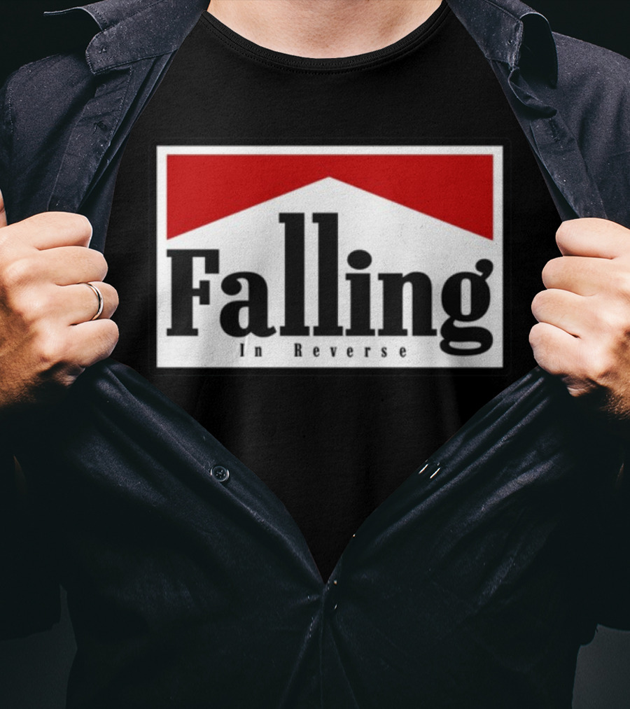 Falling In Reverse Logo Design With Red Arrow T-Shirt