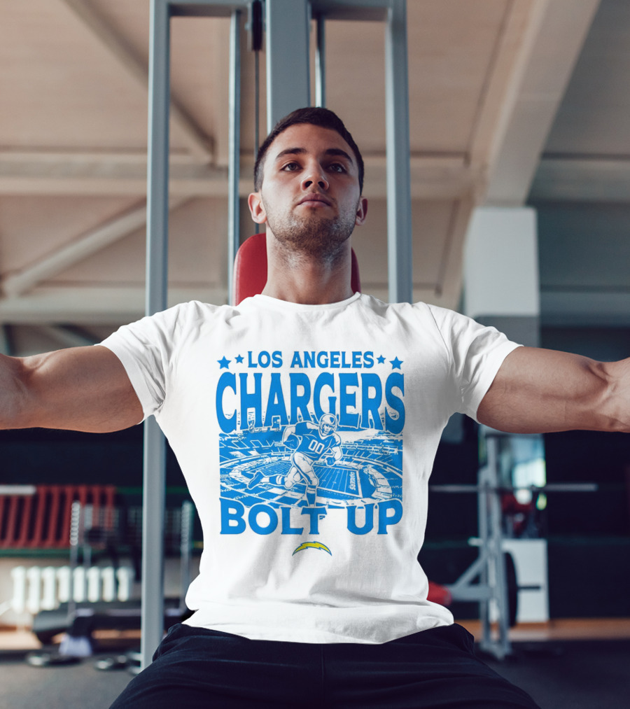 Los Angeles Chargers Bolt Up Gameday Football Stadium T-Shirt