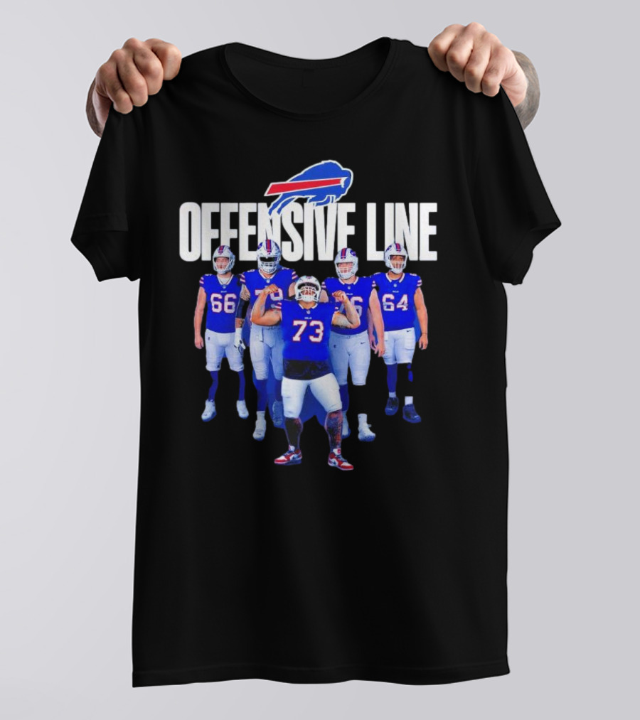 Buffalo Bills Offensive Line Love For The Big Team Spirit T-Shirt