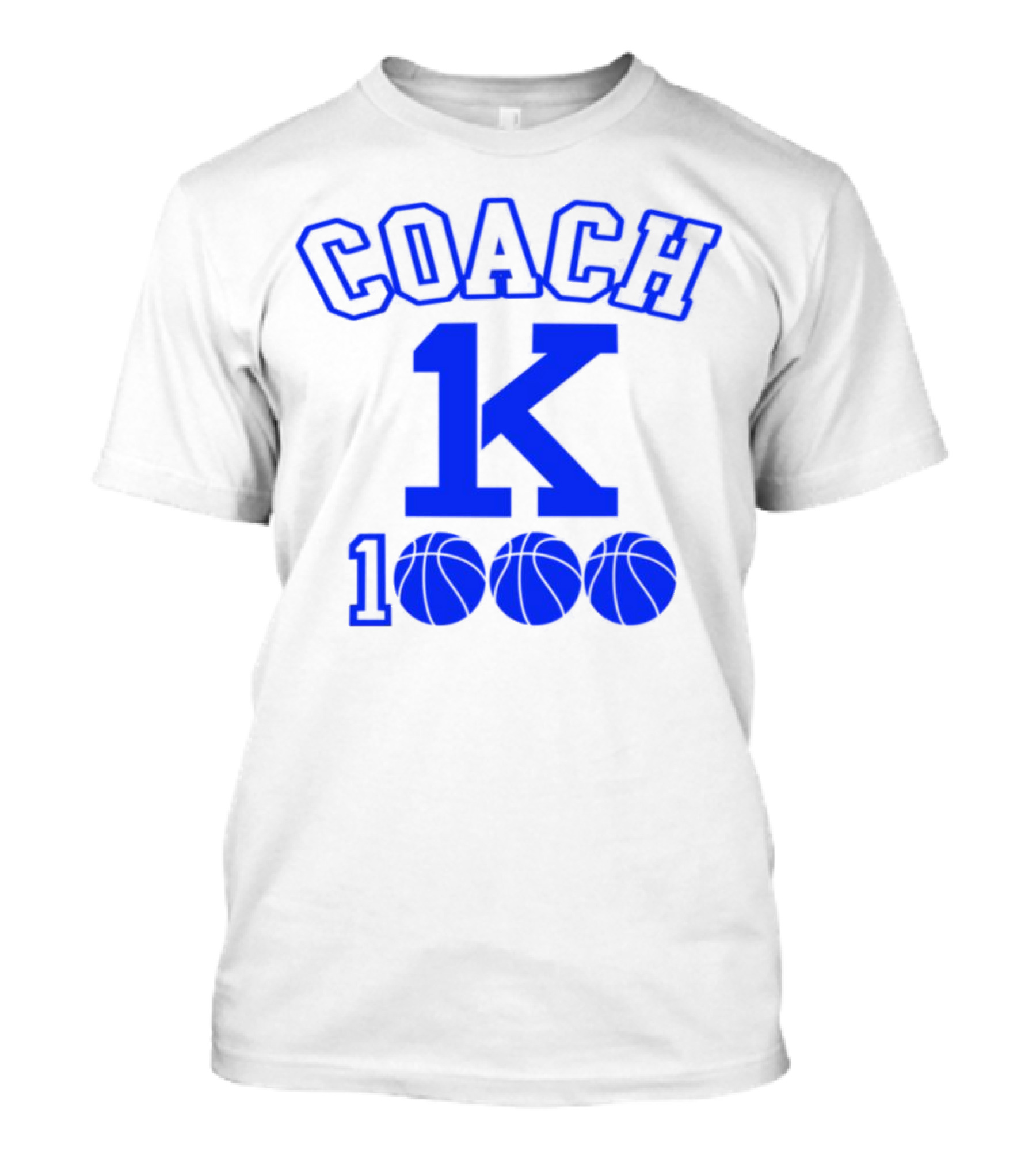 Coach K 1000 Wins Basketball Achievement T-Shirt