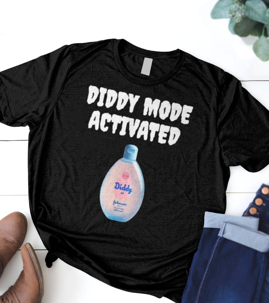 Diddy Mode Activated Johnson's Baby Oil Edition T-Shirt