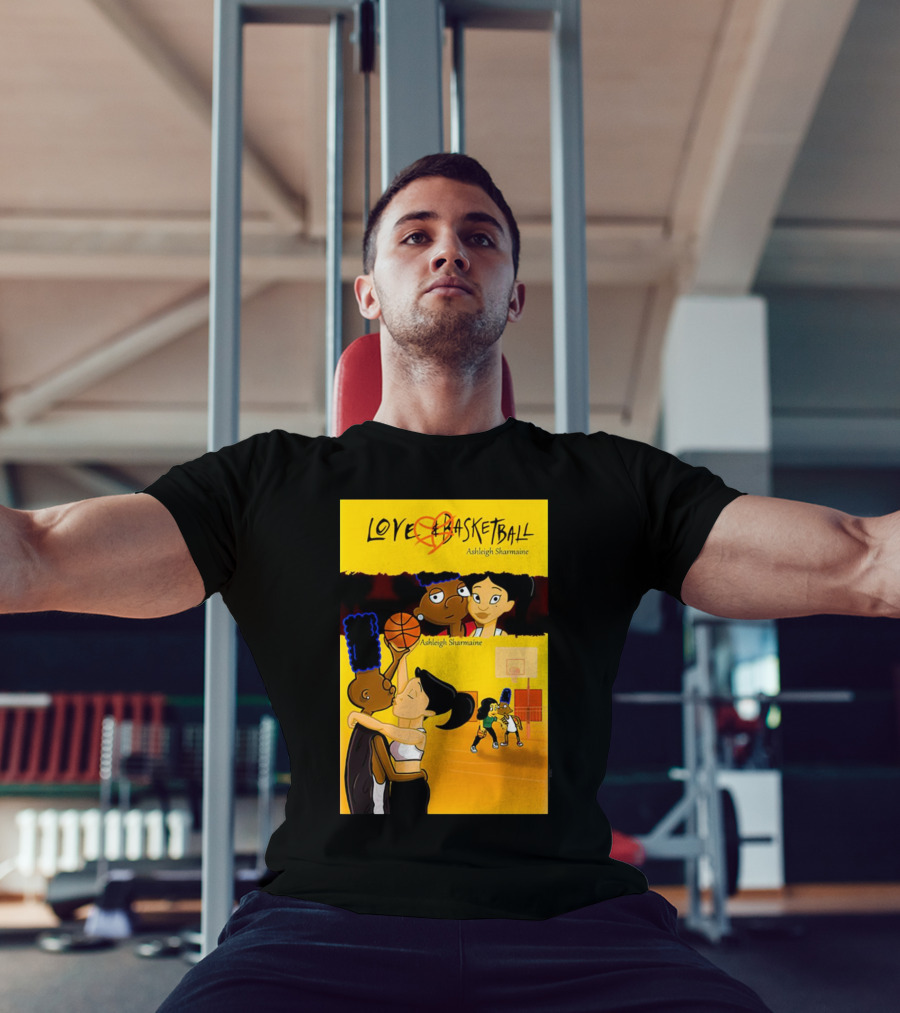 Love And Basketball Ashleigh Sharmaine Animated Romance Sports T-Shirt