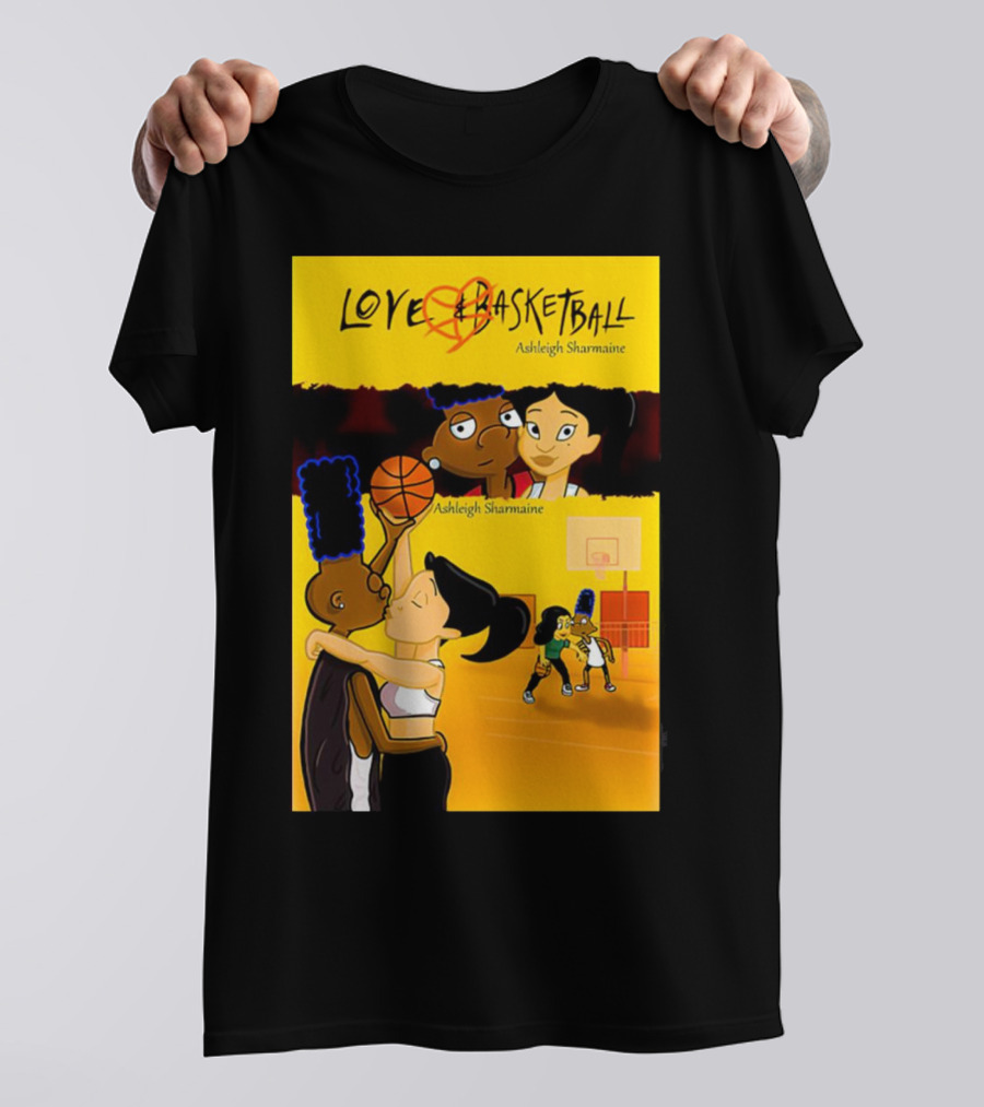 Love And Basketball Ashleigh Sharmaine Animated Romance Sports T-Shirt