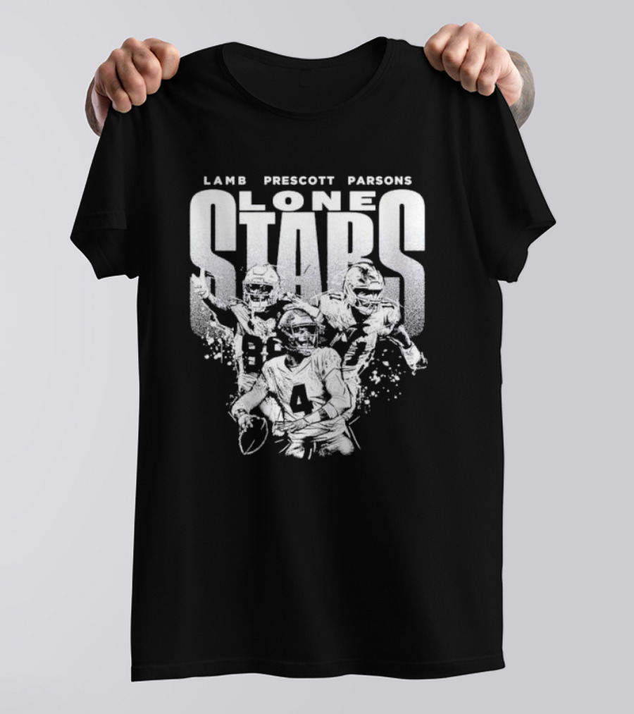 Lamb Prescott Parsons Lone Stars Dallas Cowboys T-Shirt
