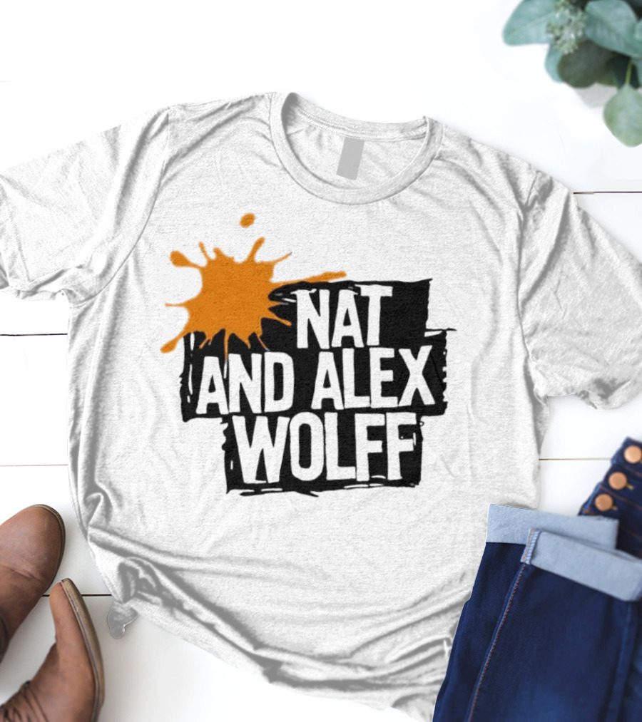 Nat And Alex Wolff Splash Motif T-Shirt