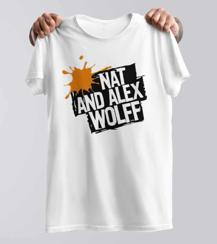 Nat And Alex Wolff Splash Motif T-Shirt