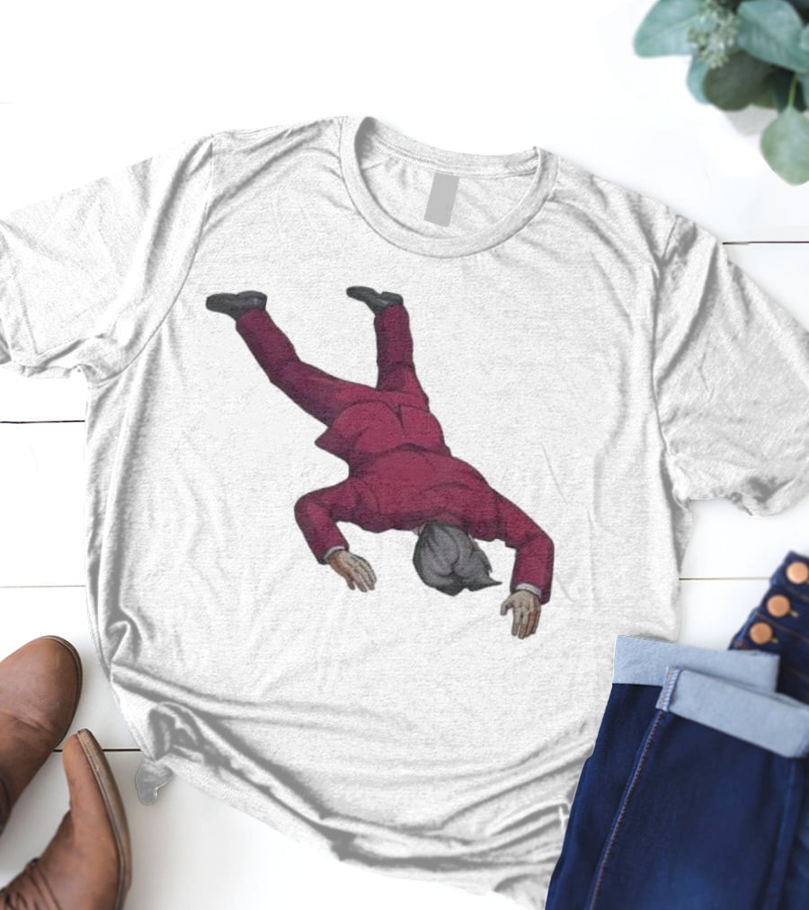 Ace Attorney Investigations Collection Miles Edgeworth Faceplant Pose T-Shirt