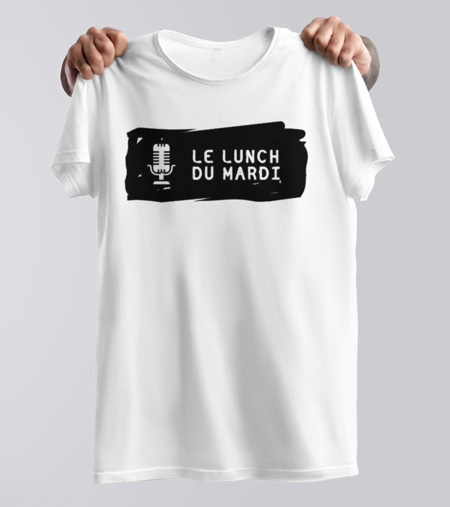 Le Lunch Du Mardi Podcast MLS Microphone T-Shirt