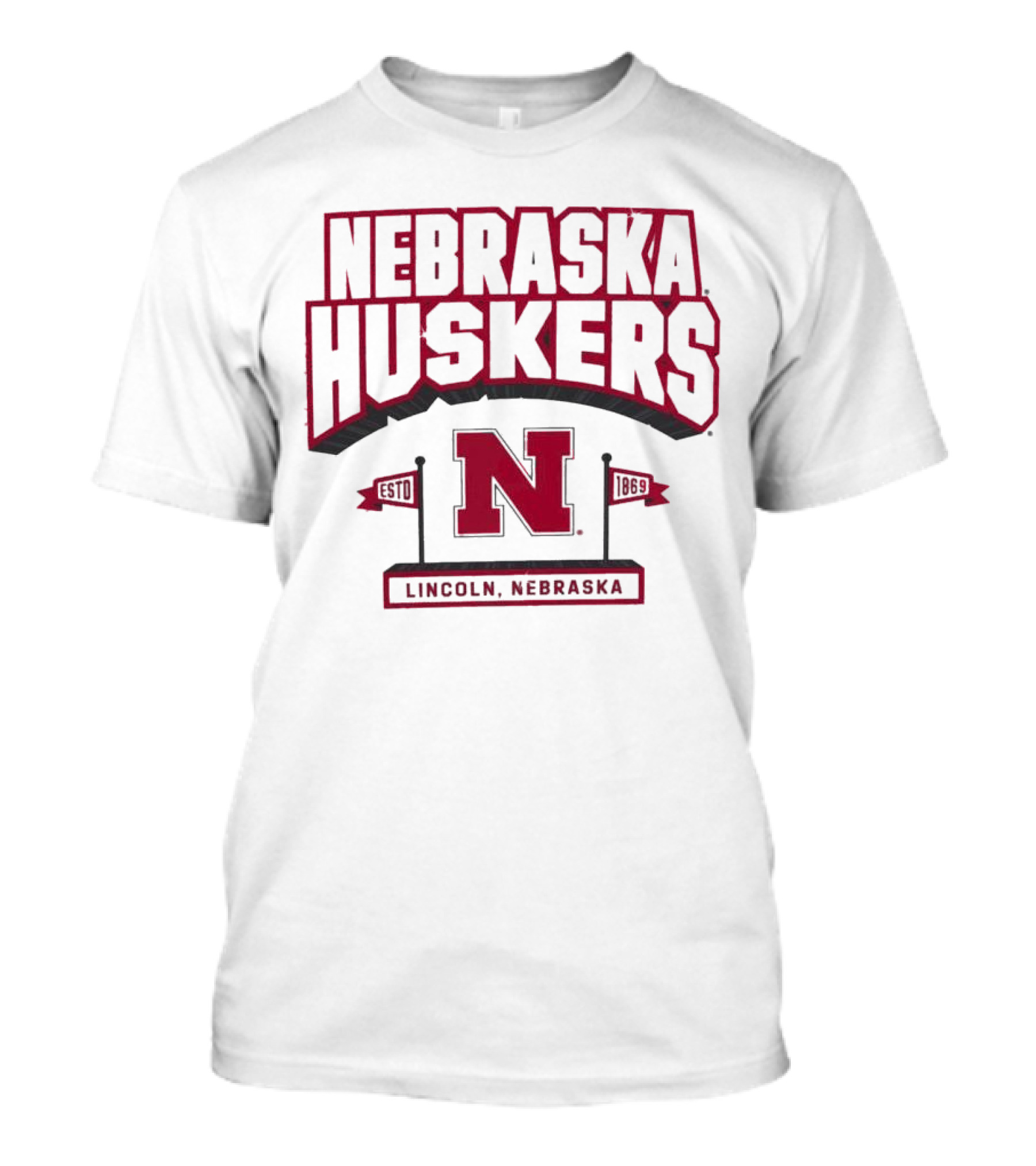 Nebraska Huskers Lincoln Nebraska Estd 1869 N T-Shirt