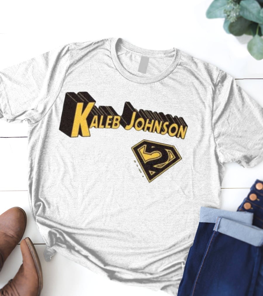 Kaleb Johnson Superman Style Logo Retro T-Shirt