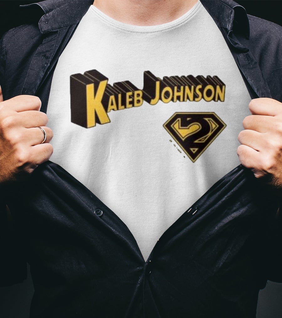 Kaleb Johnson Superman Style Logo Retro T-Shirt