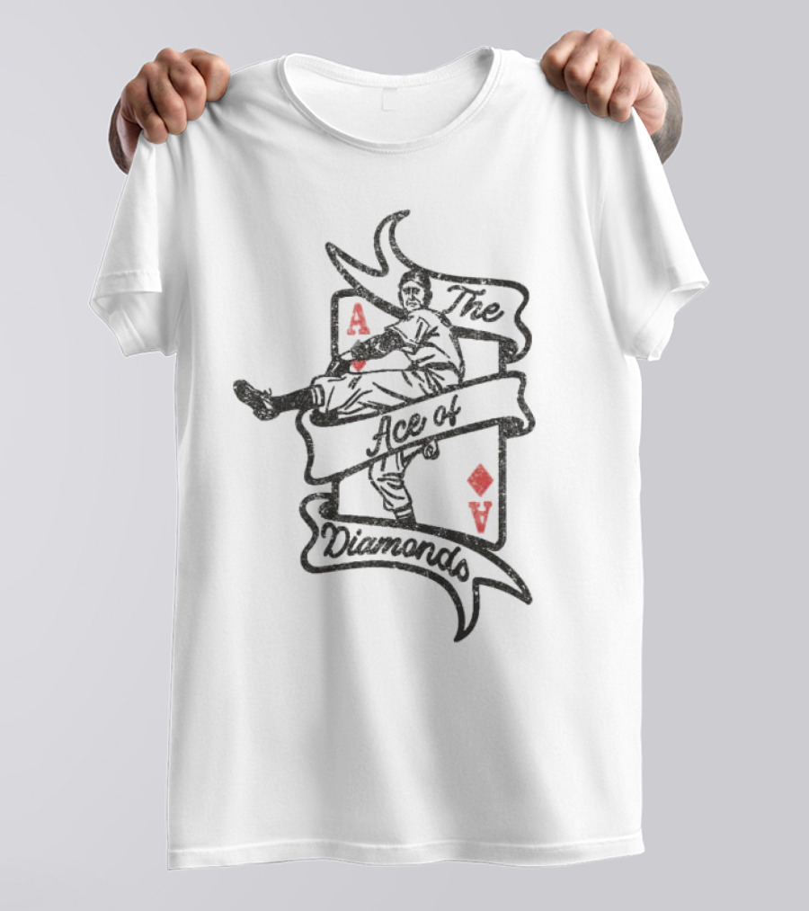 The Ace Of Diamonds A Tribute To Baseball Legends T-Shirt