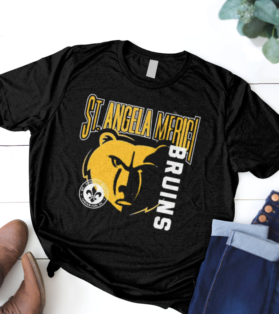 St. Angela Merici Bruins Bear Logo Normandy Park Ohio T-Shirt