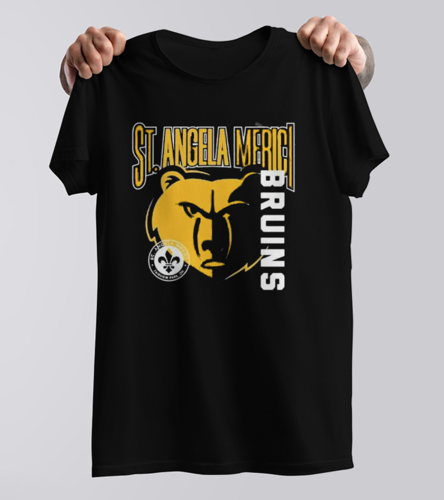 St. Angela Merici Bruins Bear Logo Normandy Park Ohio T-Shirt