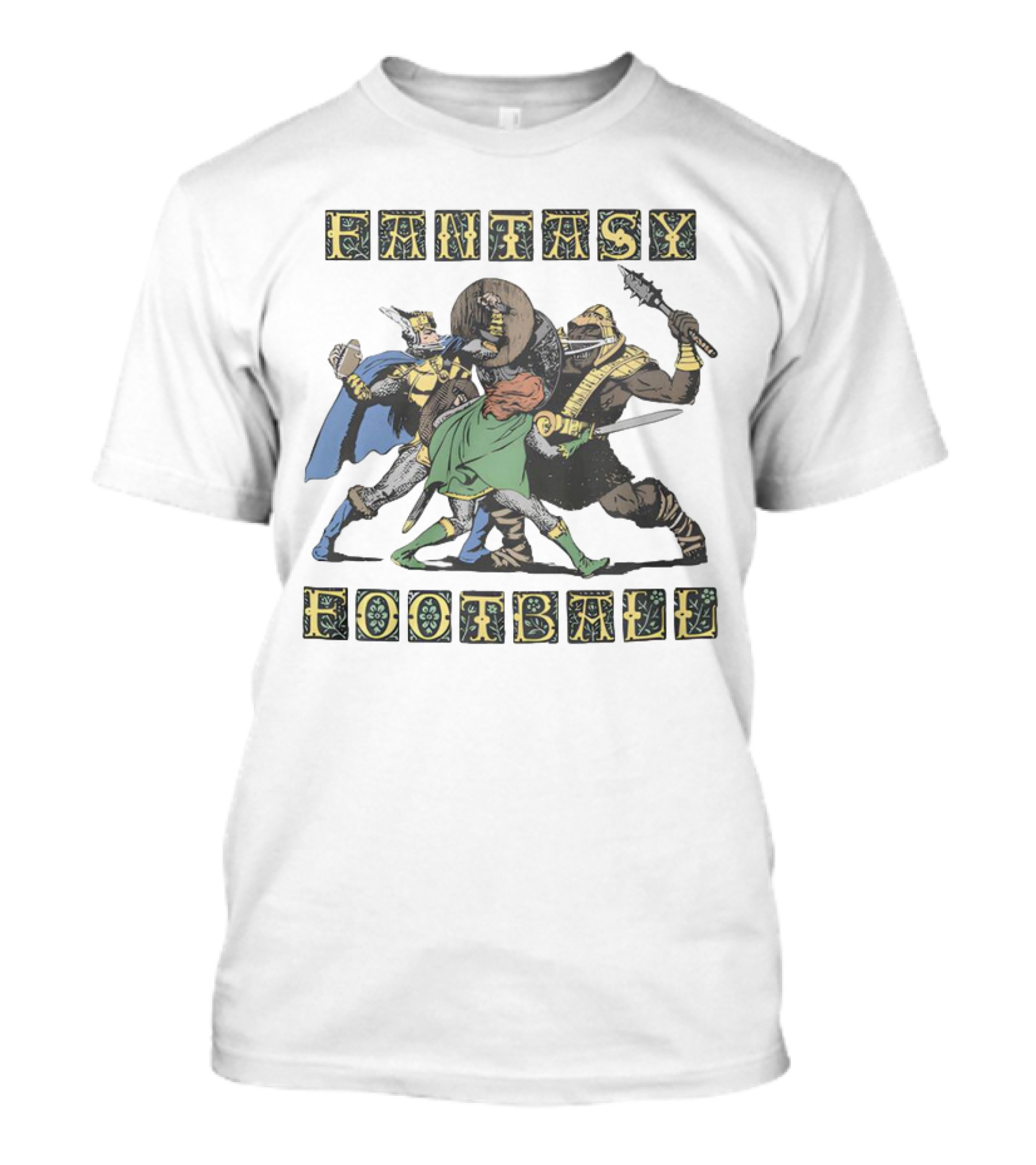 Fantasy Football Adventurous Warrior Battle T-Shirt