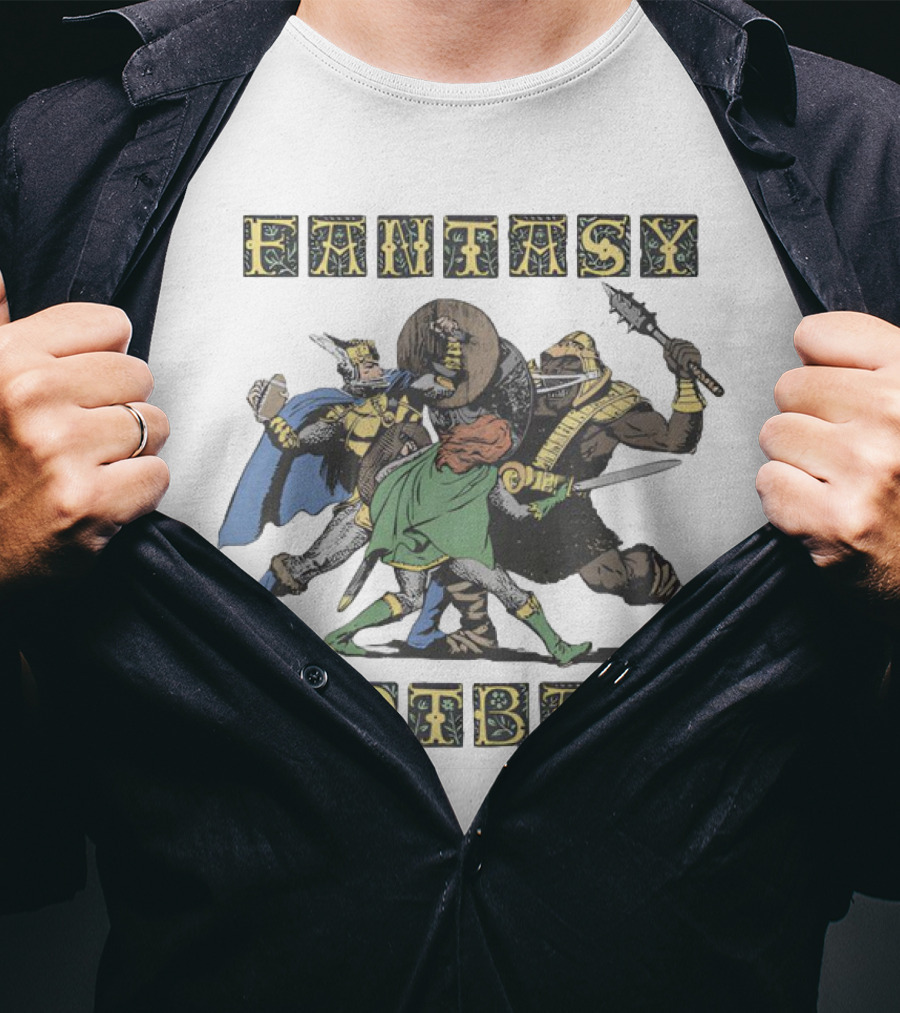 Fantasy Football Adventurous Warrior Battle T-Shirt