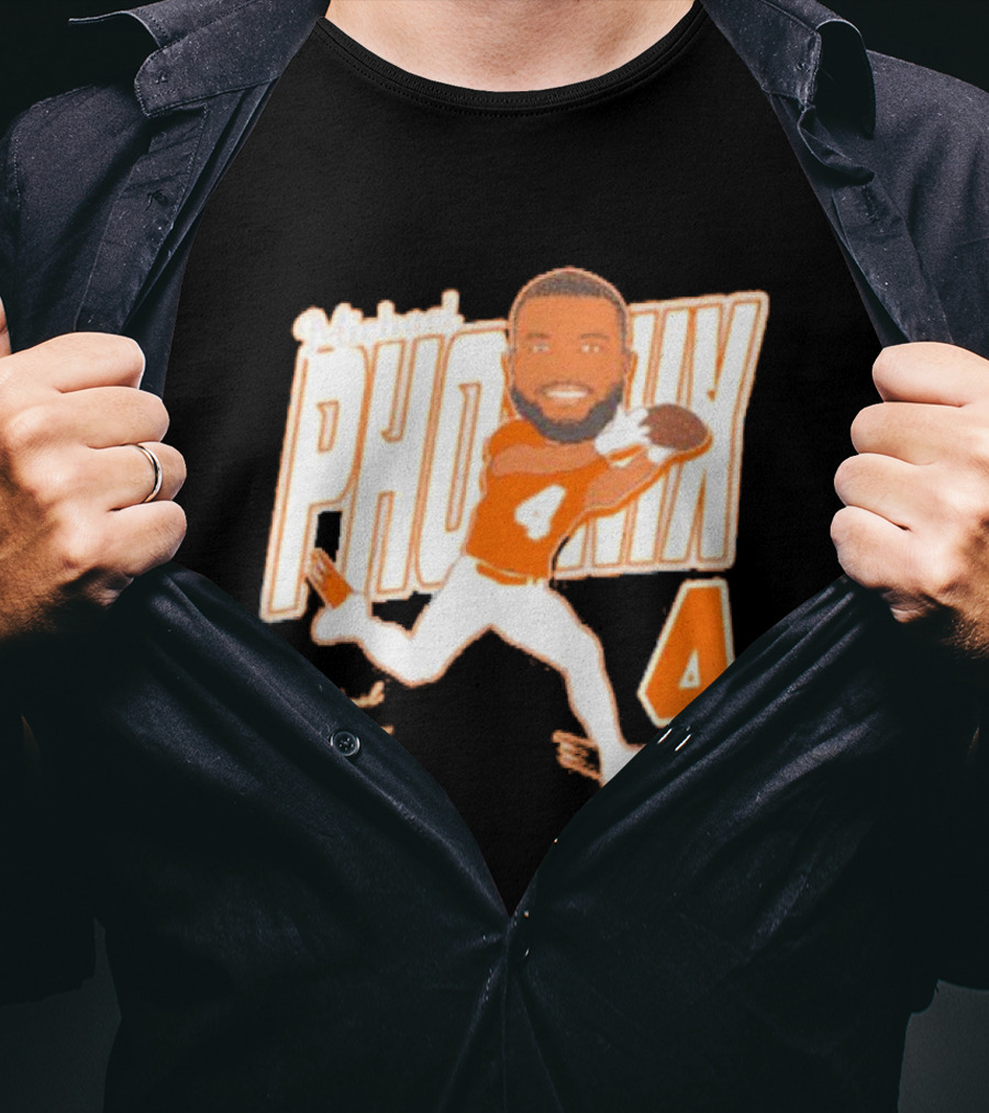 Michael Phoenix #4 Sam Houston Bearkats Signature Player Cartoon T-Shirt