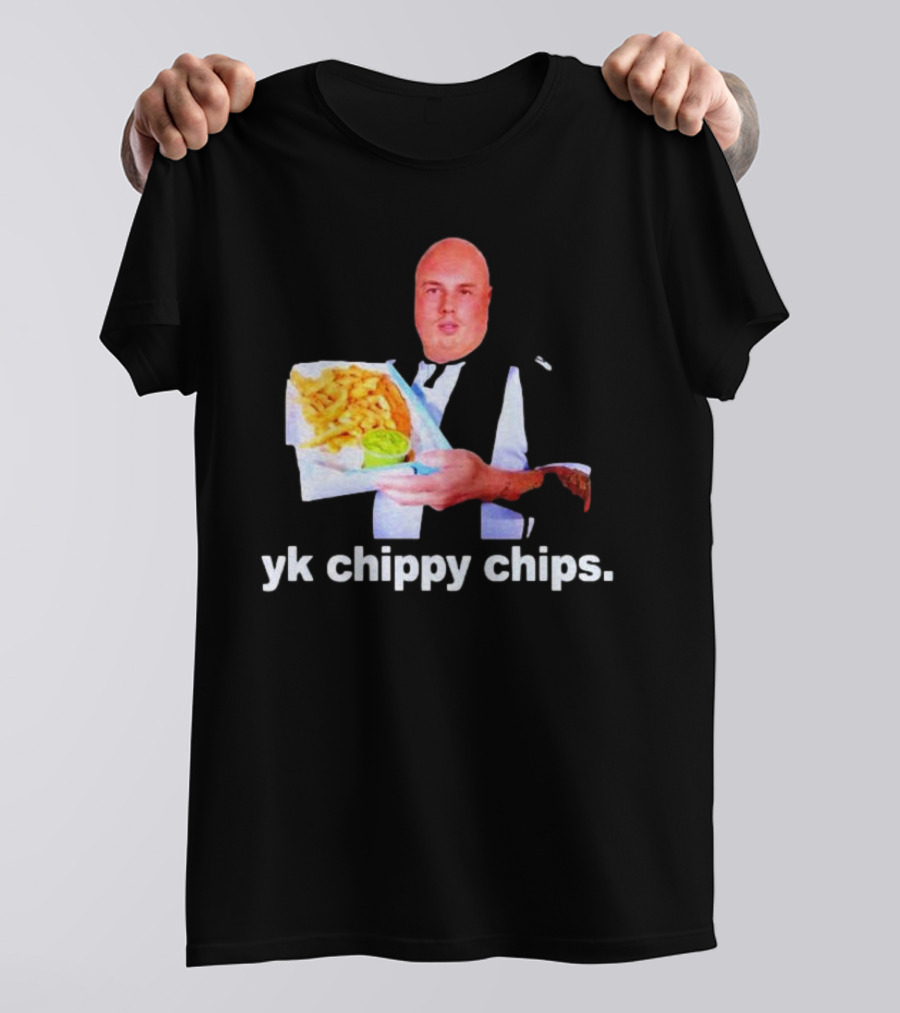 Cole Palmer YK Chippy Chips Dude Holding Fries T-Shirt