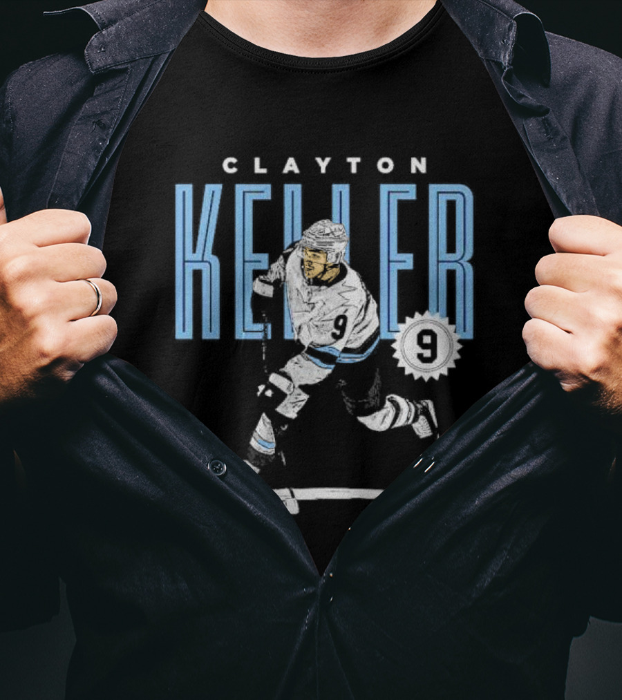 Clayton Keller Number 9 Hockey Player T-Shirt