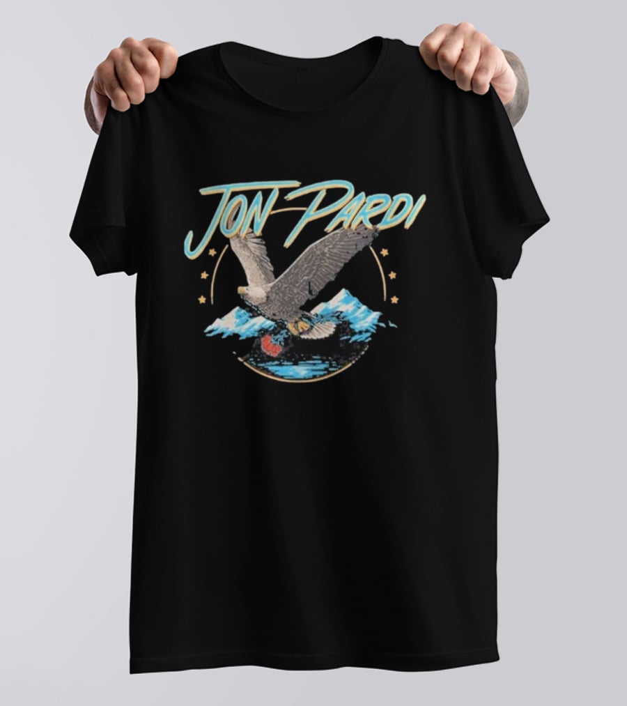 Jon Pardi Soaring Eagle Stars And Mountains T-Shirt