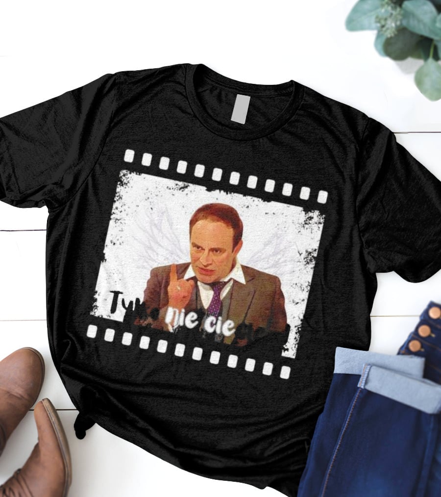 Tylko Nie Cieciem Stanisław Anioł Filmstrip Winged T-Shirt
