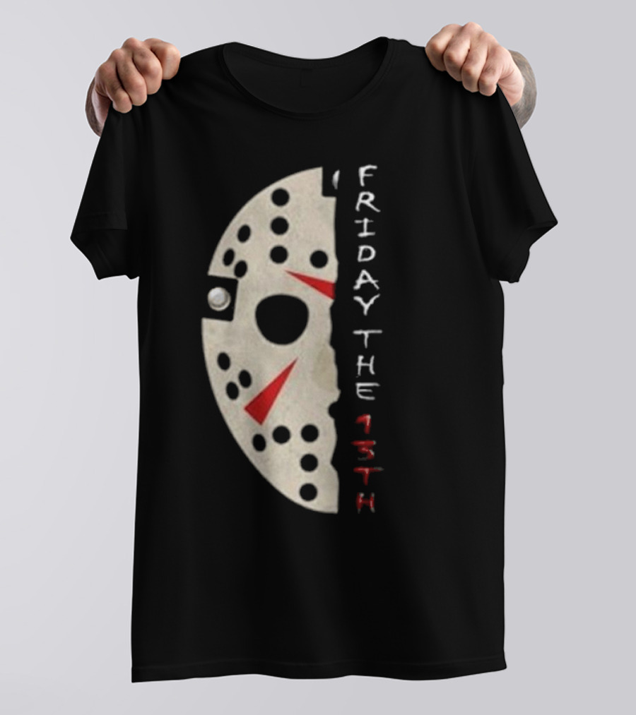 Jason Voorhees Mask Friday The 13th Vintage T-Shirt