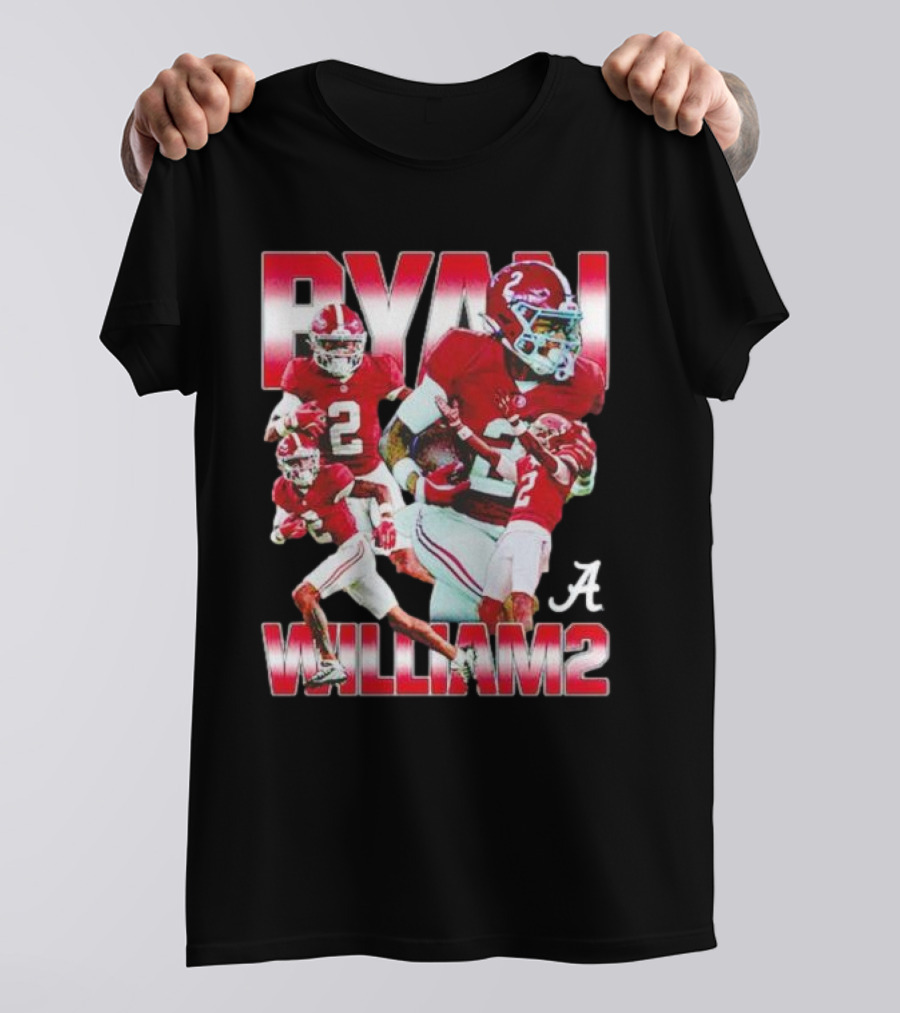 Ryan Williams Alabama Crimson Tide Football Collage T-Shirt