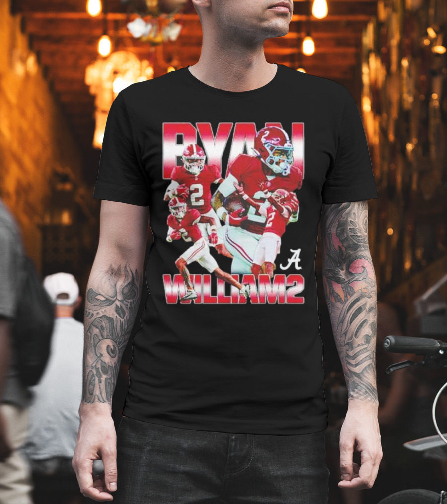 Ryan Williams Alabama Crimson Tide Football Collage T-Shirt