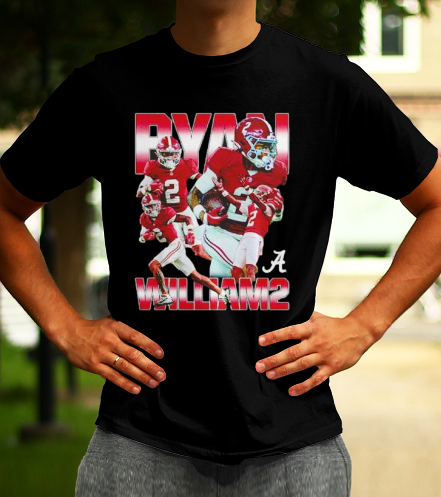 Ryan Williams Alabama Crimson Tide Football Collage T-Shirt
