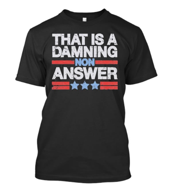That Is A Damning Non Answer Tim Walz Retro T-Shirt
