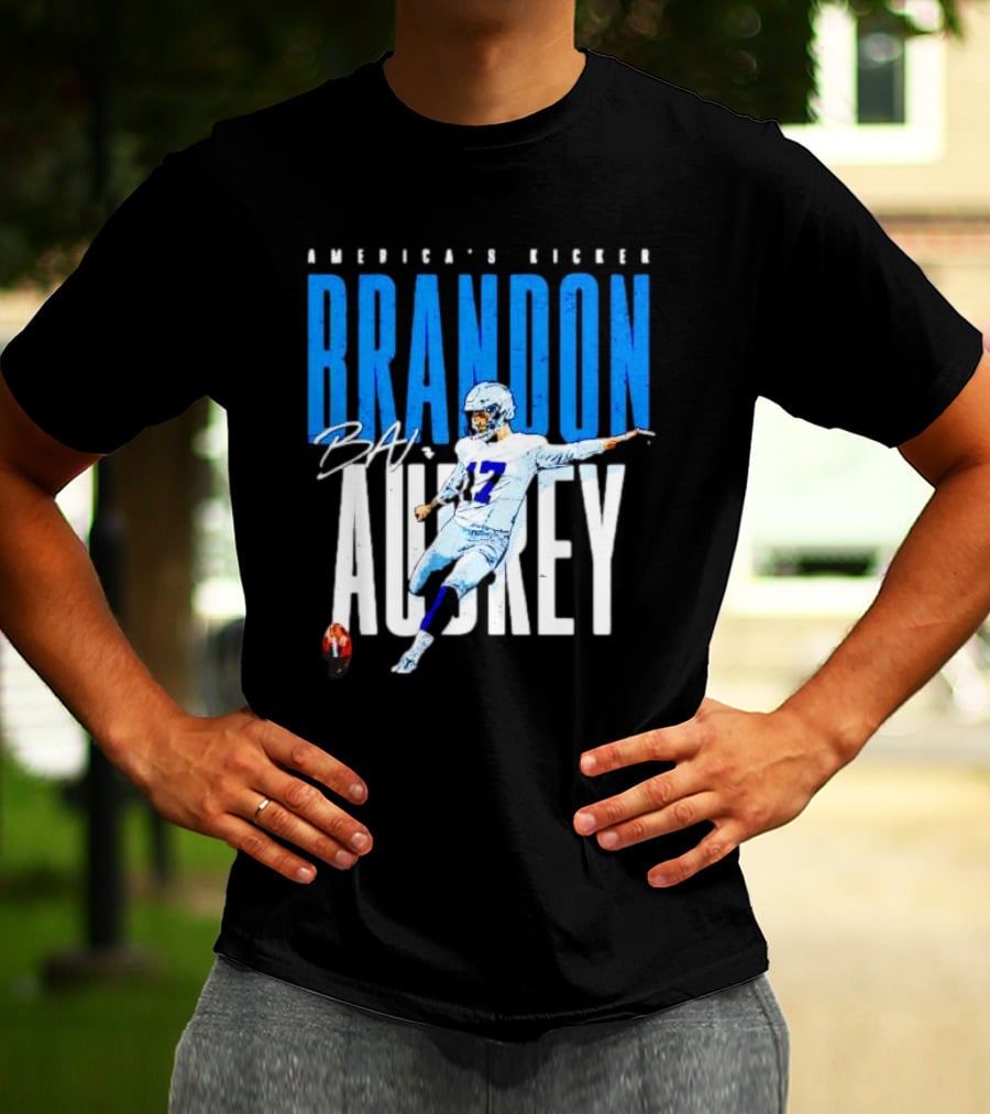 America's Kicker Brandon Aubrey Dallas Cowboys Signature T-Shirt