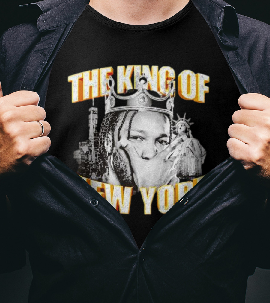 The King Of New York Knicks Basketball Jalen Brunson T-Shirt