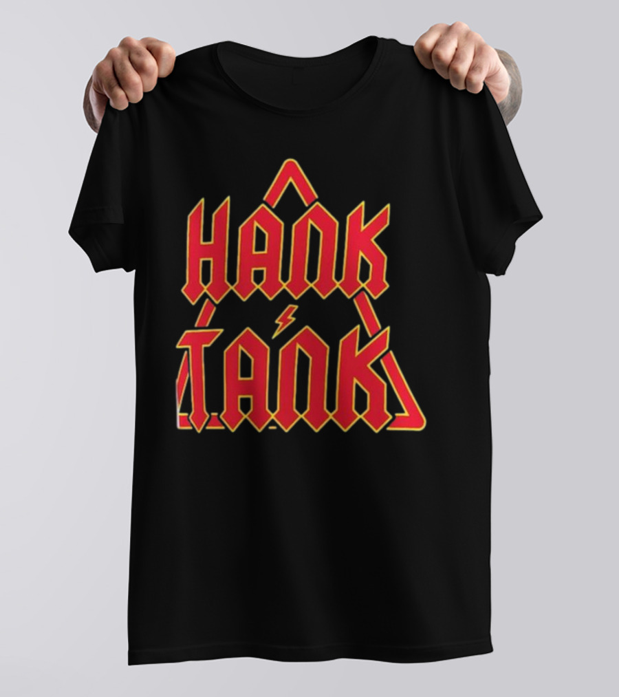 Hank And Tank We Hit First We Hit Last Bold Lightning T-Shirt