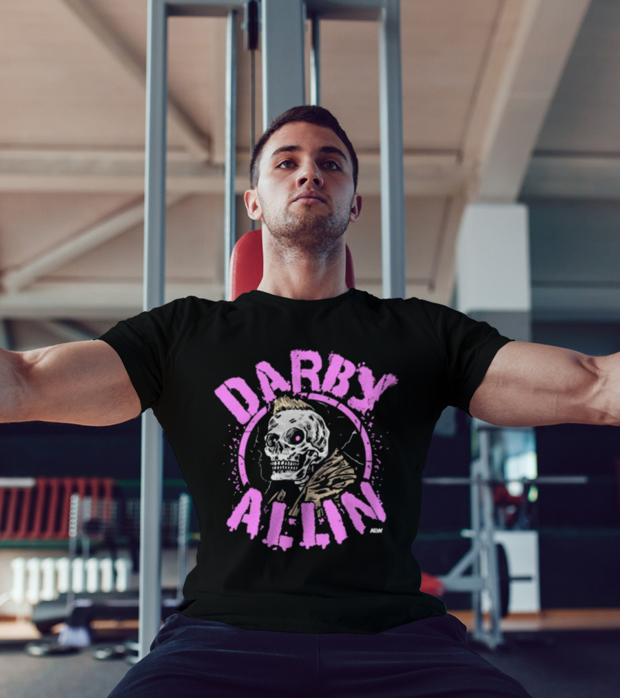 Darby Allin Aew Skull Punk T-Shirt