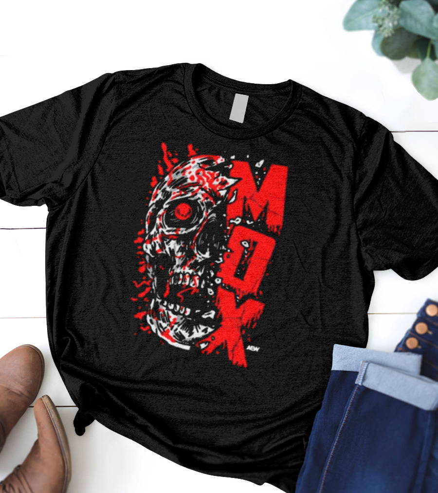 MOX Skull AEW Jon Moxley To The Bone T-Shirt